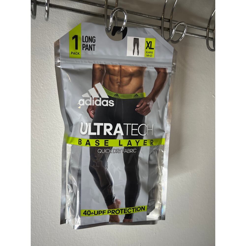 Adidas Men's ULTRATECH Base Layer Long Pants Quick Dry NEW ~ Size  XL